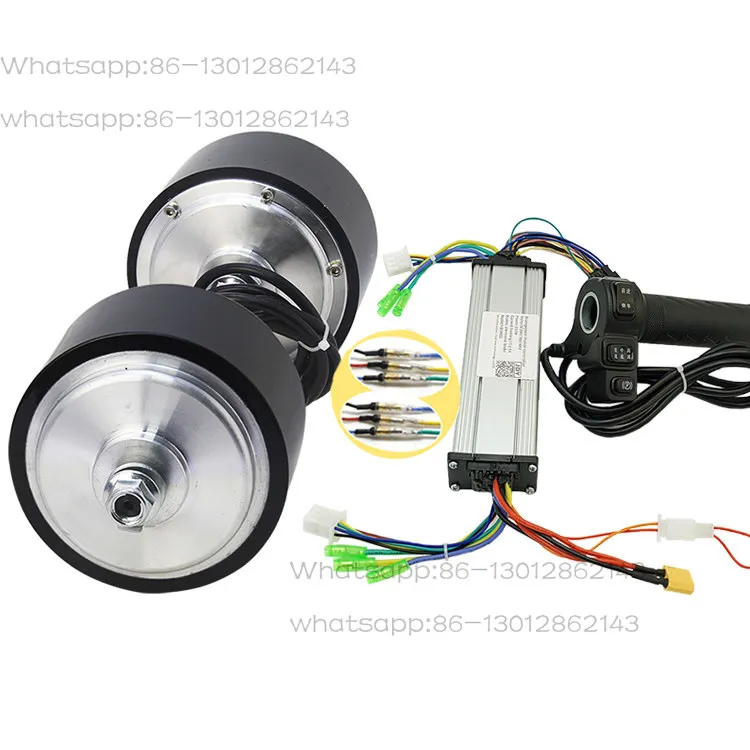 4 inch toothed reduction brushless motor 116 DC motor wheel hub speed regulation low speed large torque rail push food cart
