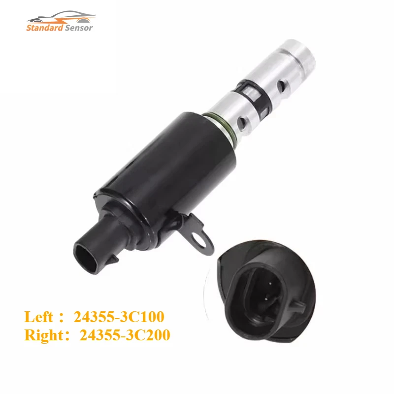 

For Hyundai Genesis Coupe Veracruz Azera Kia Sedona 06-12 24355-3C200 24355-3C100 L R Timing Solenoid Oil Pressure Control Valve