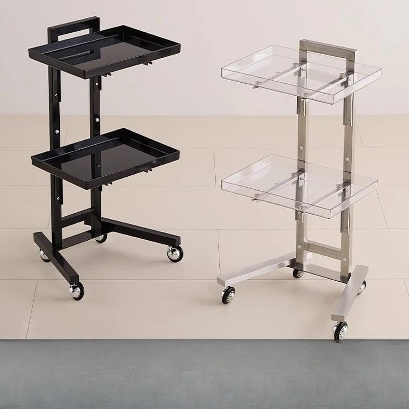 

Barber shop household tools trolley beauty salon tool storage cart hair perm beauty folding perm and dyeing trolley