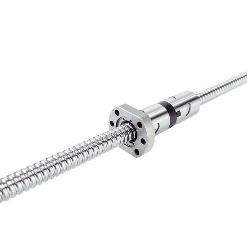 Rolling Ball Screw C5 DFU2005 Machined Adjustable Double Nut Ballscrew RM2005 Ball Screw For CNC Parts