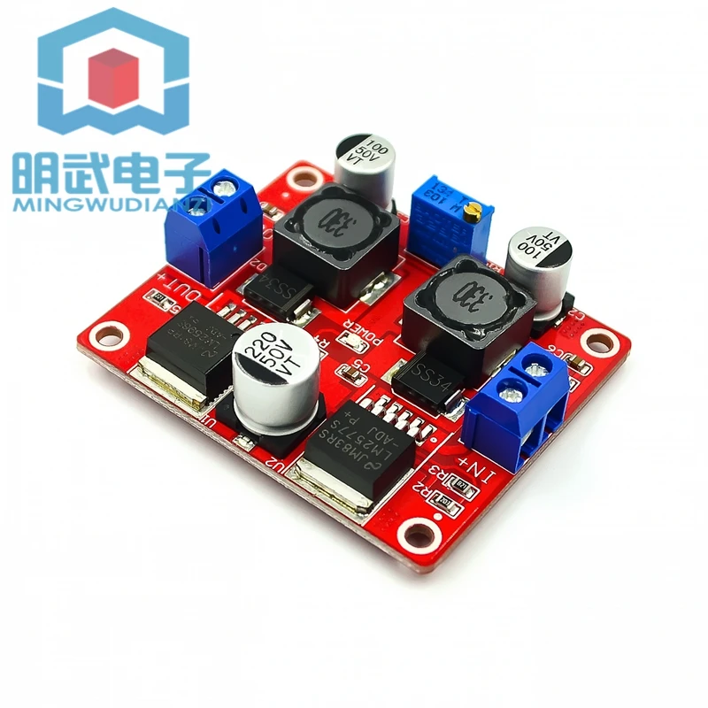 

DC-DC automatic step-up and step-down module, input wide voltage, suitable for solar panels LM2596S