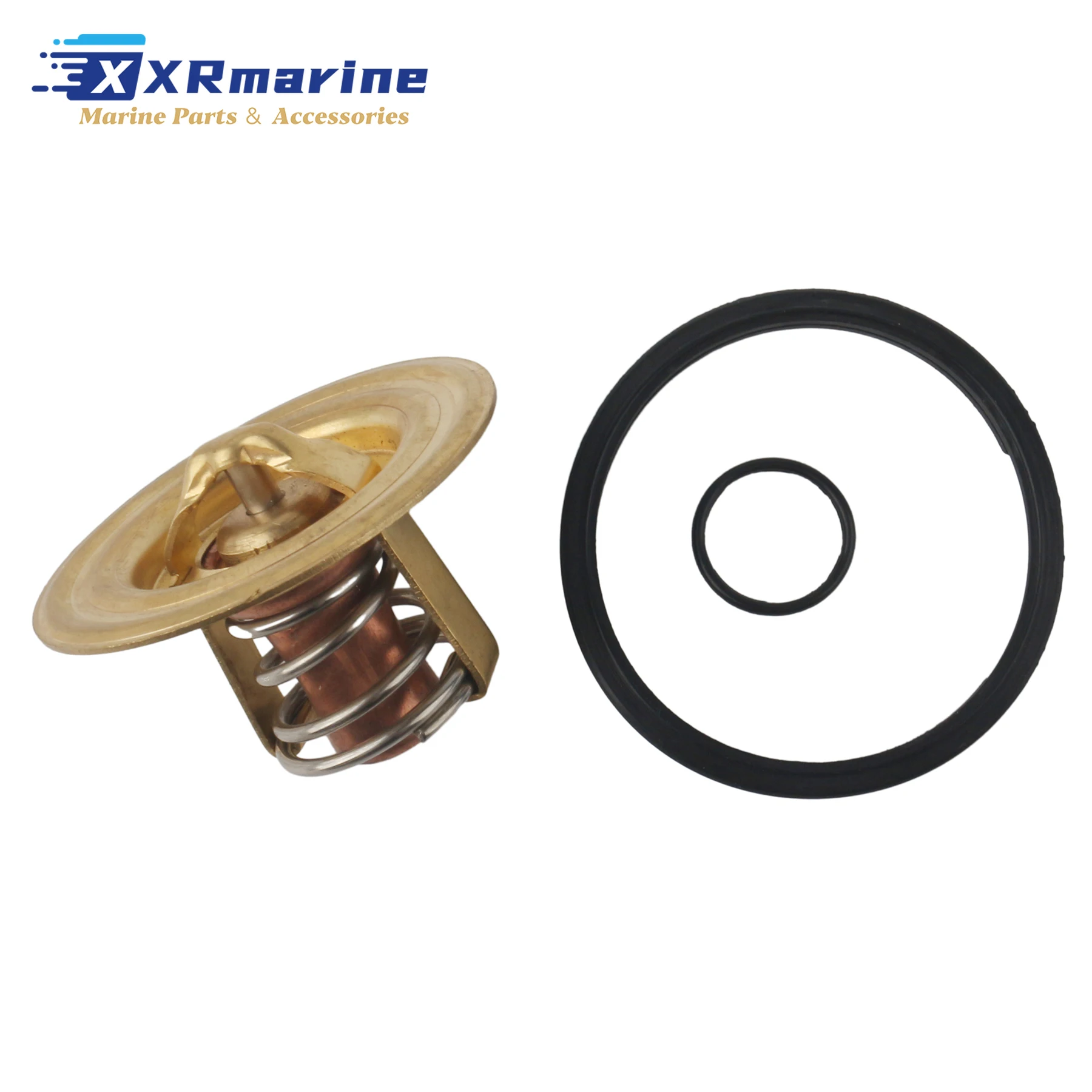 60°C Thermostat Kit Compatible with Volvo Penta AQ MB MD Series Replacement 875796 833366 15796 829812 Sierra 18-3665