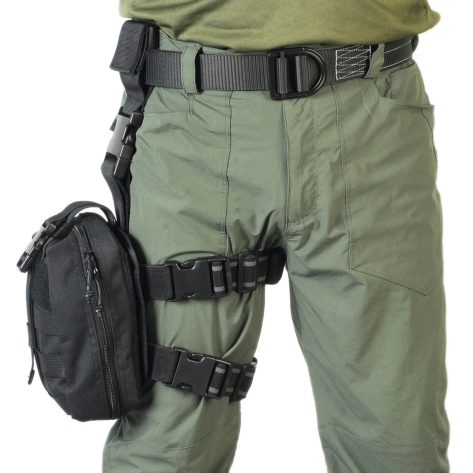 مجموعة أدوات ربط الساق والخصر للرياضات الخارجية، حقيبة أدوات ربط الساق متعددة الوظائف، حقيبة معلقة للخصر والساق سريعة التحرير #2