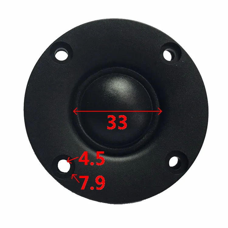 Neodymium magnet 2.5 Inch RMS 15W Silk Dome Tweeters Speaker Driver Raw 65mm 4Ohm/8Ohm 92DB Tweeter Horn (1pcs speaker)