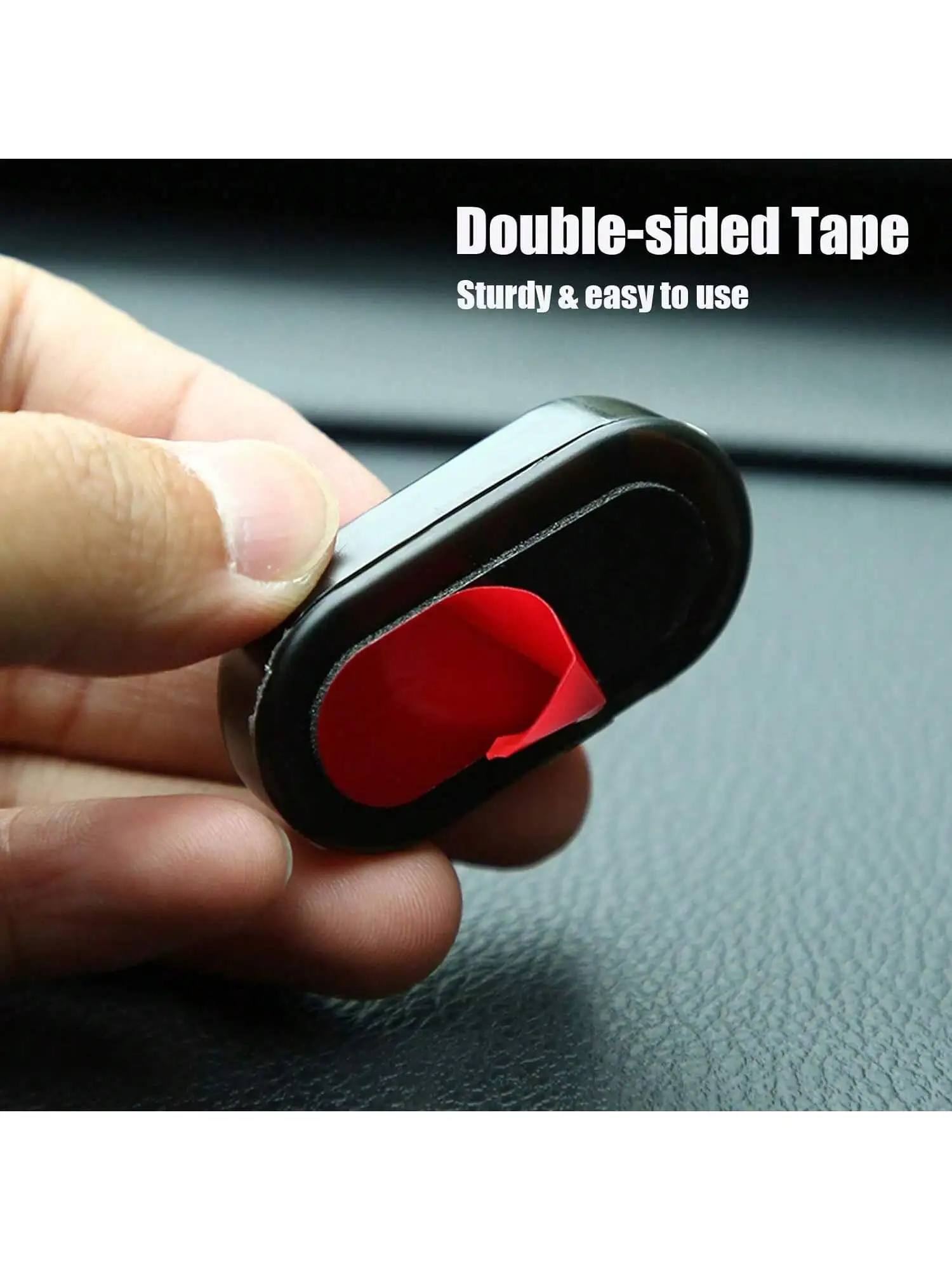 1PCS Black Shell Fake Solar Power Car Alarm LED Anti-Theft Warning Light Lamp Flashing Blinking