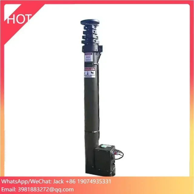 10m Manual Lifting Lightning Rod, Green Car Lift Pole, Antenna Lift Pole Manufacture