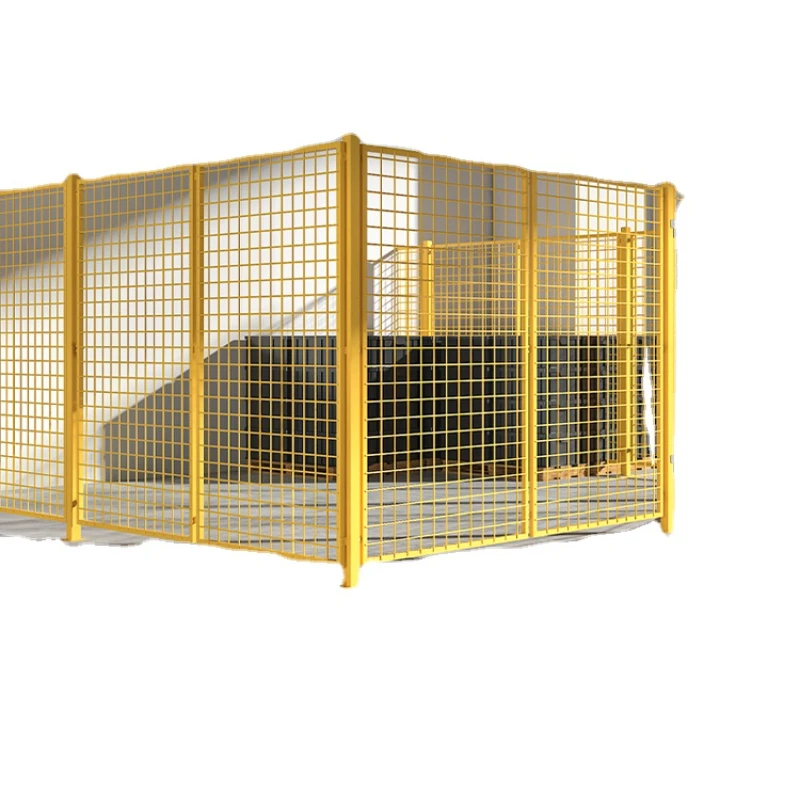 

1.8M High Warehouse Isolation Network Factory Workshop Partition Equipment Guardrail Iron Fence 60*60 Rest Area Protective Net