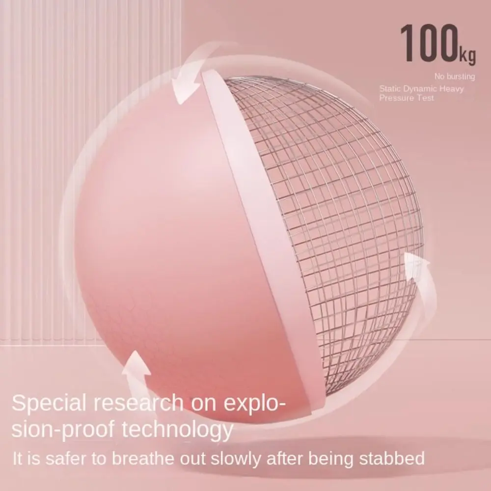 كرة يوجا PVC صغيرة للتمرين ومضادة للانفجار، كرة لياقة يوجا سميكة مقاومة للانزلاق، كرة بيلاتيس للياقة البدنية، صالة الألعاب الرياضية المنزلية #1