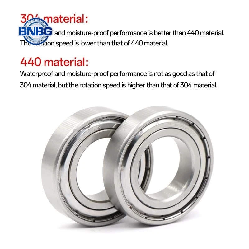 

304 440 Material Stainless Steel Deep Groove Ball Bearings S 6211 6212 6213 6214 6215 6216 6217 6218 ZZ