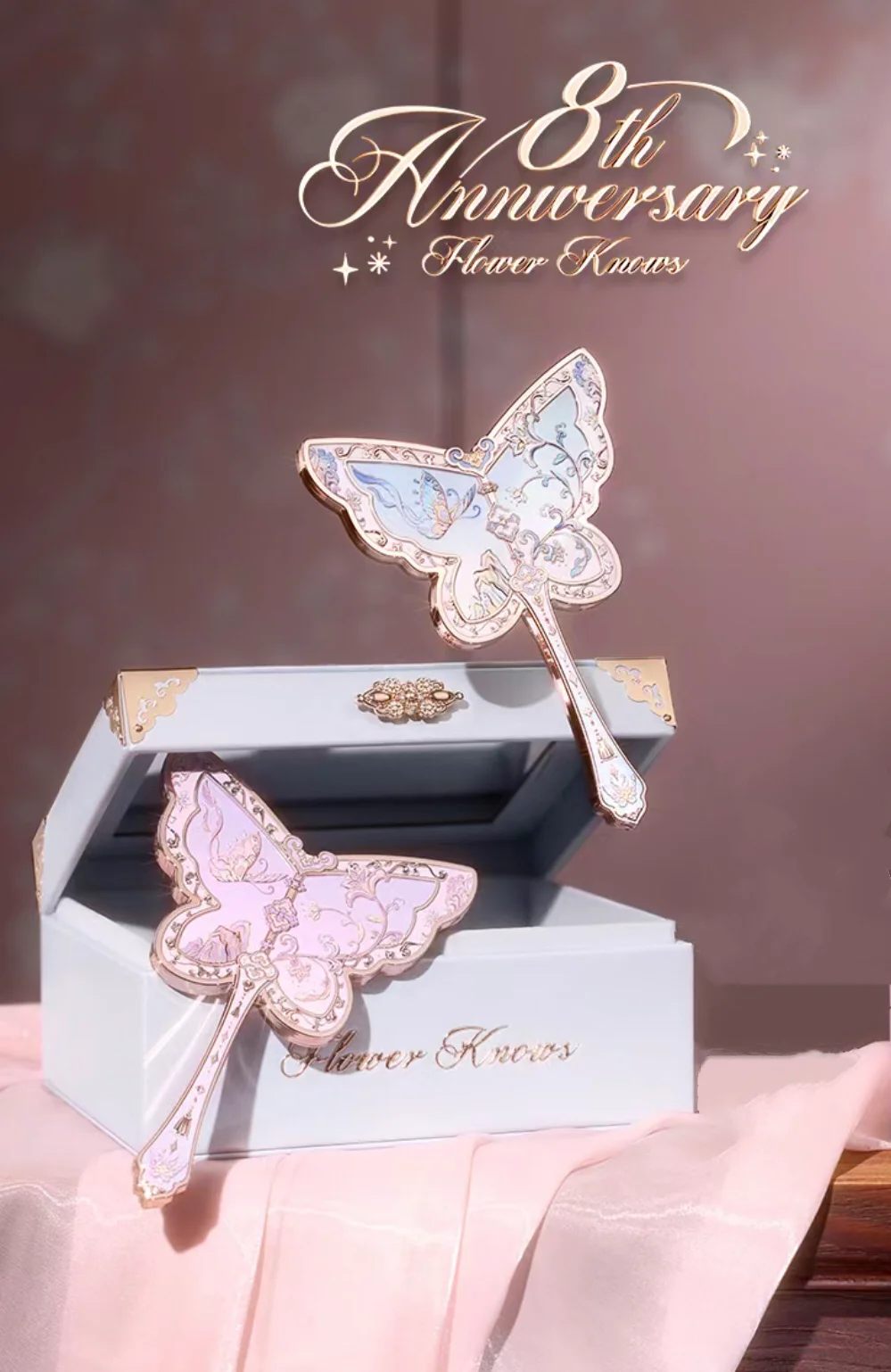 Flower Knows 8th Anniversary Makeup Handheld Mirror