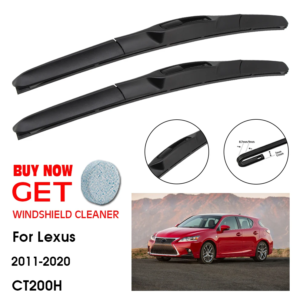 

Car Wiper For Lexus CT200H 26"+18" 2011-2020 Front Window Washer Windscreen Windshield Wipers Blades Accessories