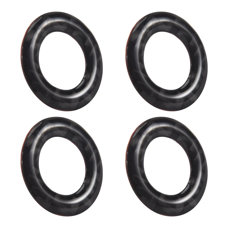 Car Door Pin Trim, 4Pcs Carbon Fiber Door Lock Pin Cover Trim Fits For Mercedes Benz C-Class W205 GLC C180 C200L C260L