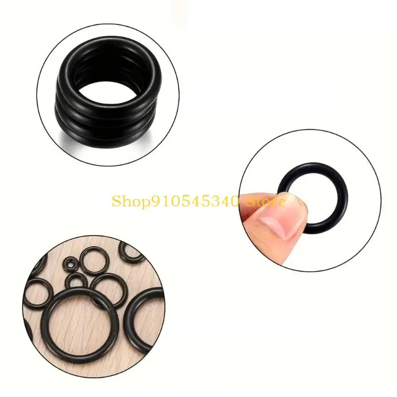 U2JA O Seal Gasket Set, 20 Sizes 990 Piece Nitrile Rubber Repair Pack for Pressure Washer, Air Compressor, Water Pump and Auto