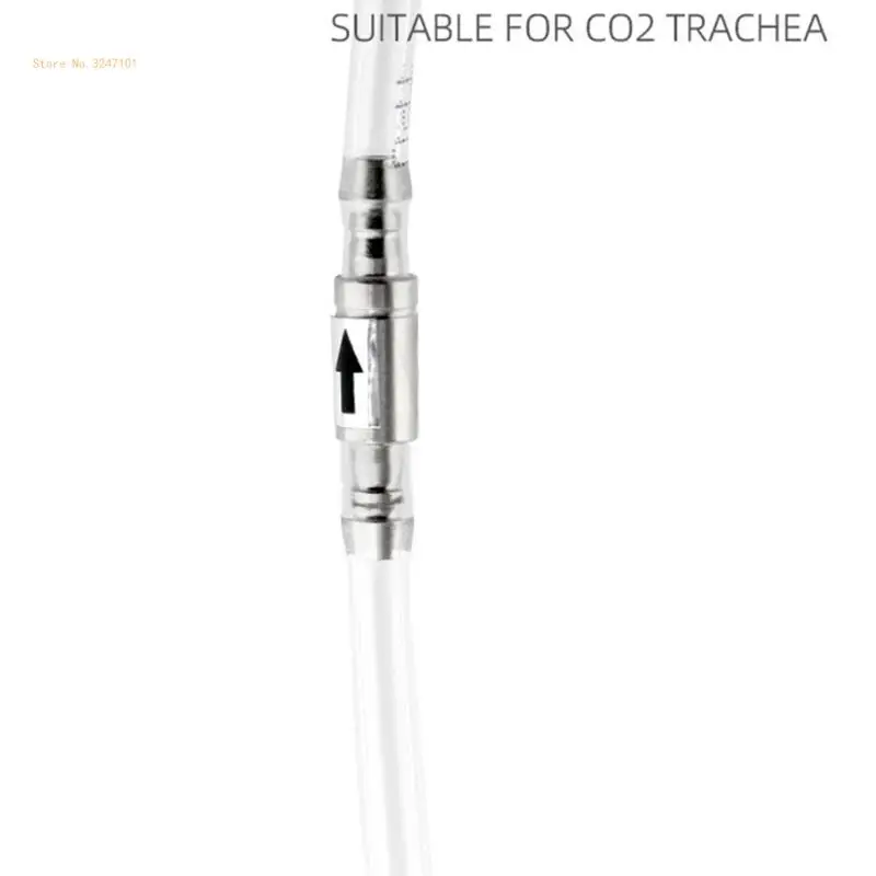 

Check for Valve Stainless Steel ONLY for Co2 for Tank Aquarium Co2 line Tubing S Dropship