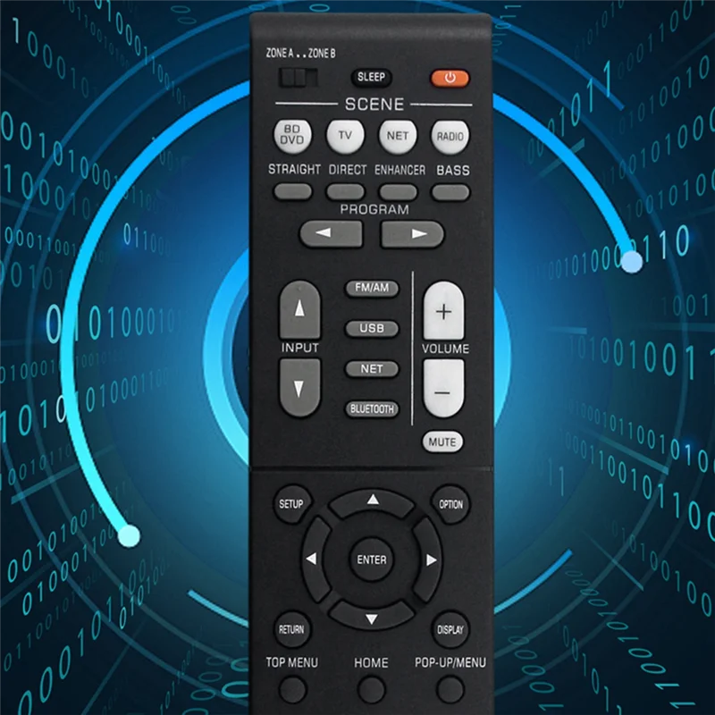 AA60-reemplazar RAV534-ZP45780 Control remoto para receptor AV Yamaha RX-V485 RX-V479 RX-V579 HTR-4068 RX-V481 RX-V581