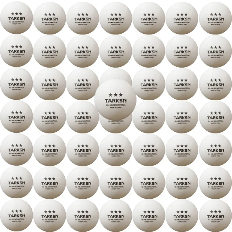 

100pcs/Pack New Material Table Tennis Balls White Yellow Mixed Colors 3 Stars 40+ Durable High Elasticity Ping Pong Balls