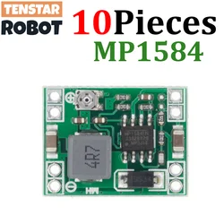 10pcs MP1584EN 3A Ultra-Small Size DC-DC Step Down Supply Module Adjustable Power Step-down Descending Output 12V 9V 5V 3V