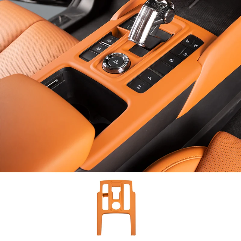 

Для HAVAL H9 2nd 2024 2025 автомобильный оранжево-коричневый цвет внутренняя декоративная рамка рулевого управления накладка наклейки аксессуары из АБС-пластика