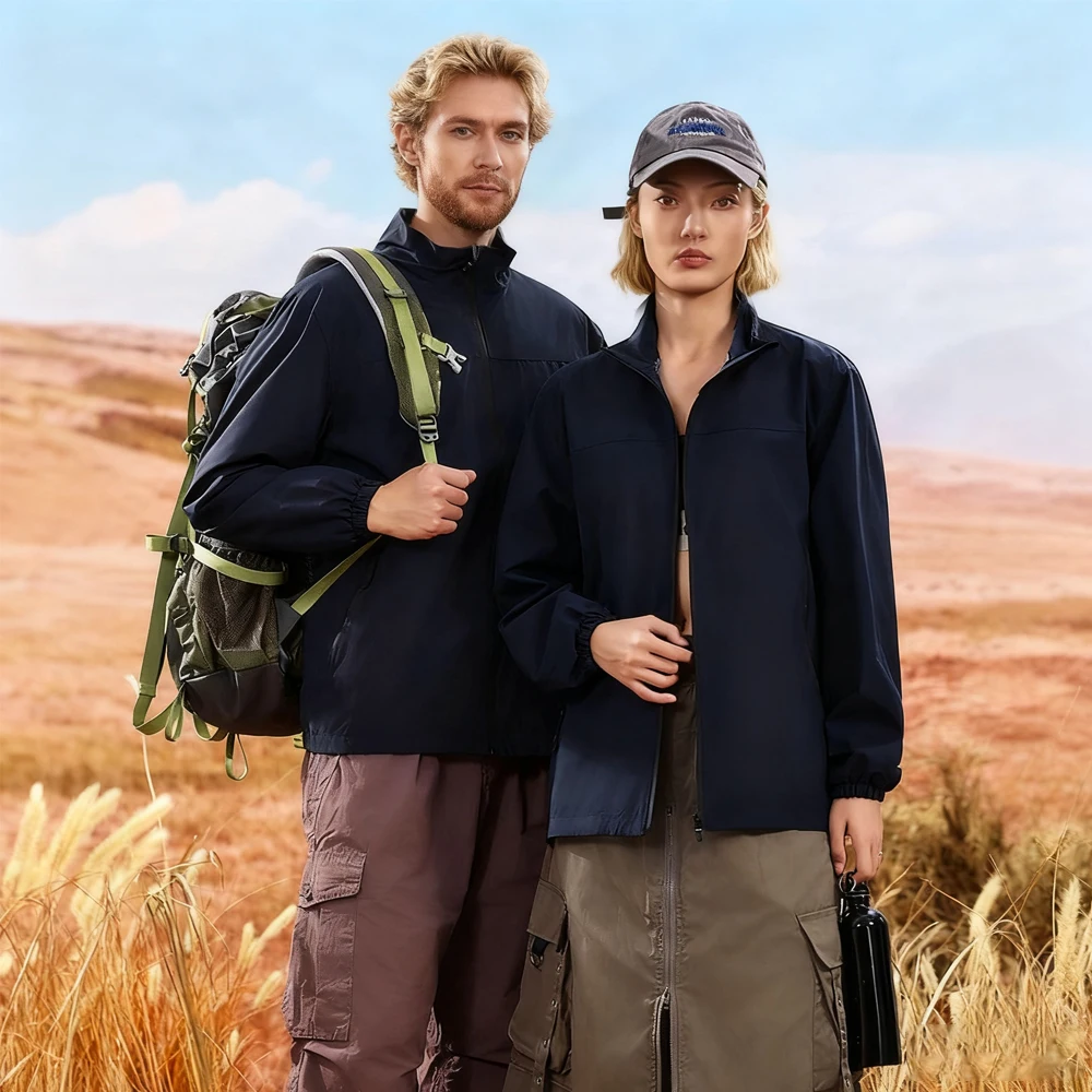 سترة عمل احترافية بياقة واقفة للاستخدام الخارجي سترة واقية موحدة للشركات للعمليات الميدانية لملابس العمل الصناعية #1