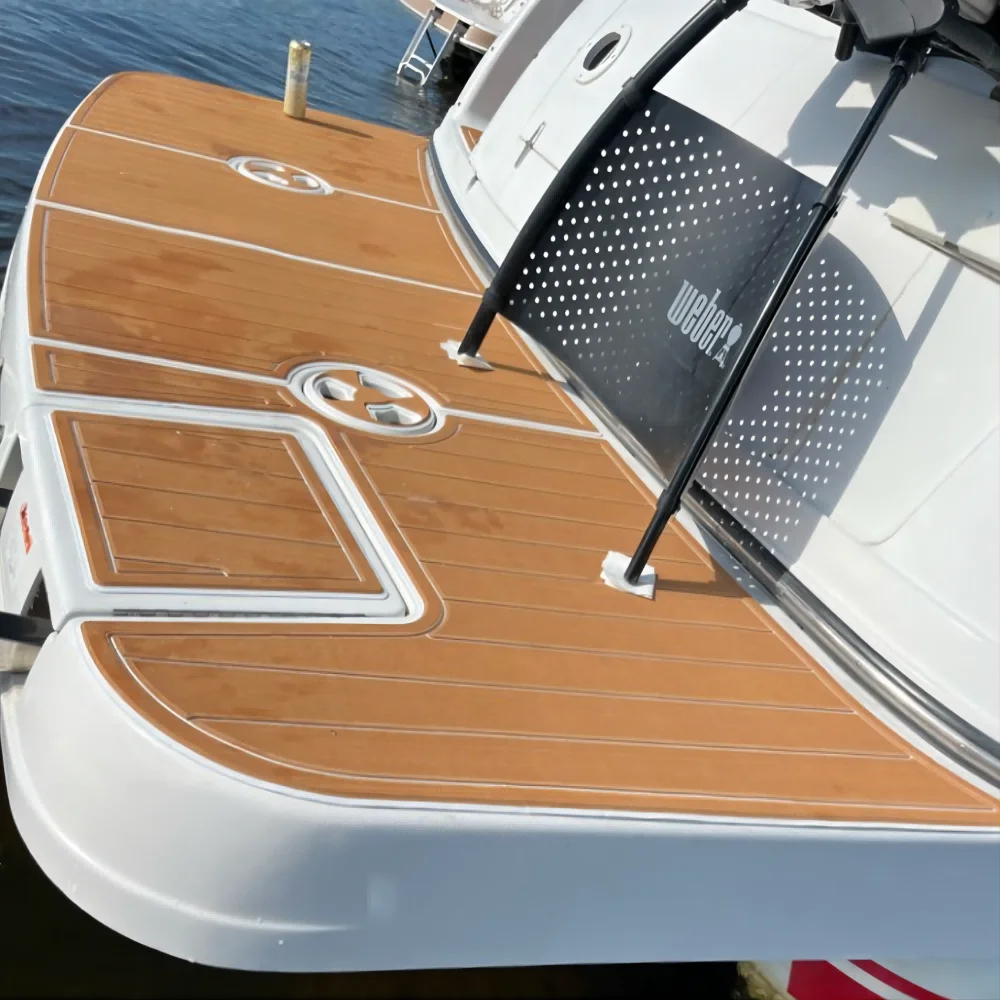 2000 Four Winns 298 Vista Swim Platform Cockpit Boat EVA Foam Teak Deck Floor