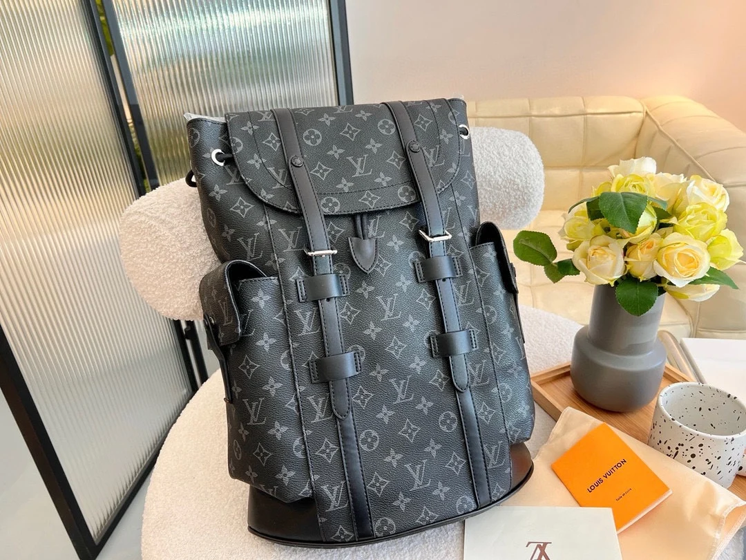 louis vuitton backpack replica 1 1 Louis Vuitton style classic luxury style, replica style 1:1 , top shoulder  bag, travel bag, duffel bag Size 31*15*45