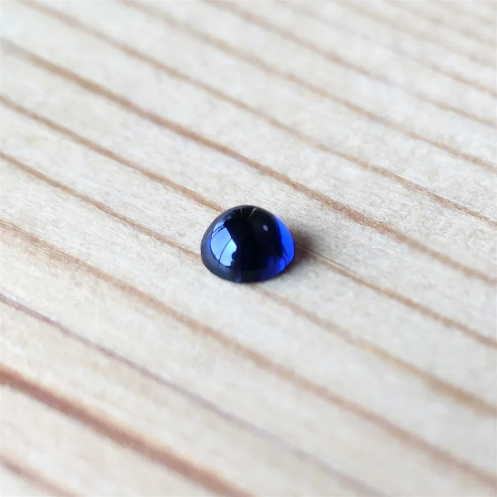 Zircon Watch Crown Blue Stone Gemstone for Cartier Pasha Watch Adjust Time Parts