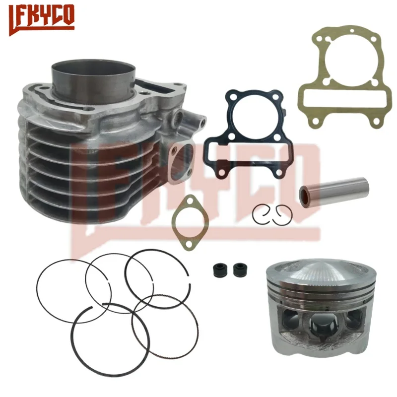 54mm Big Bore Motorcycle Cylinder Kit for Honda DIO 110 VISION 110 NSC110 125CC Piston Rings Tool Gasket Set Engine Accessories