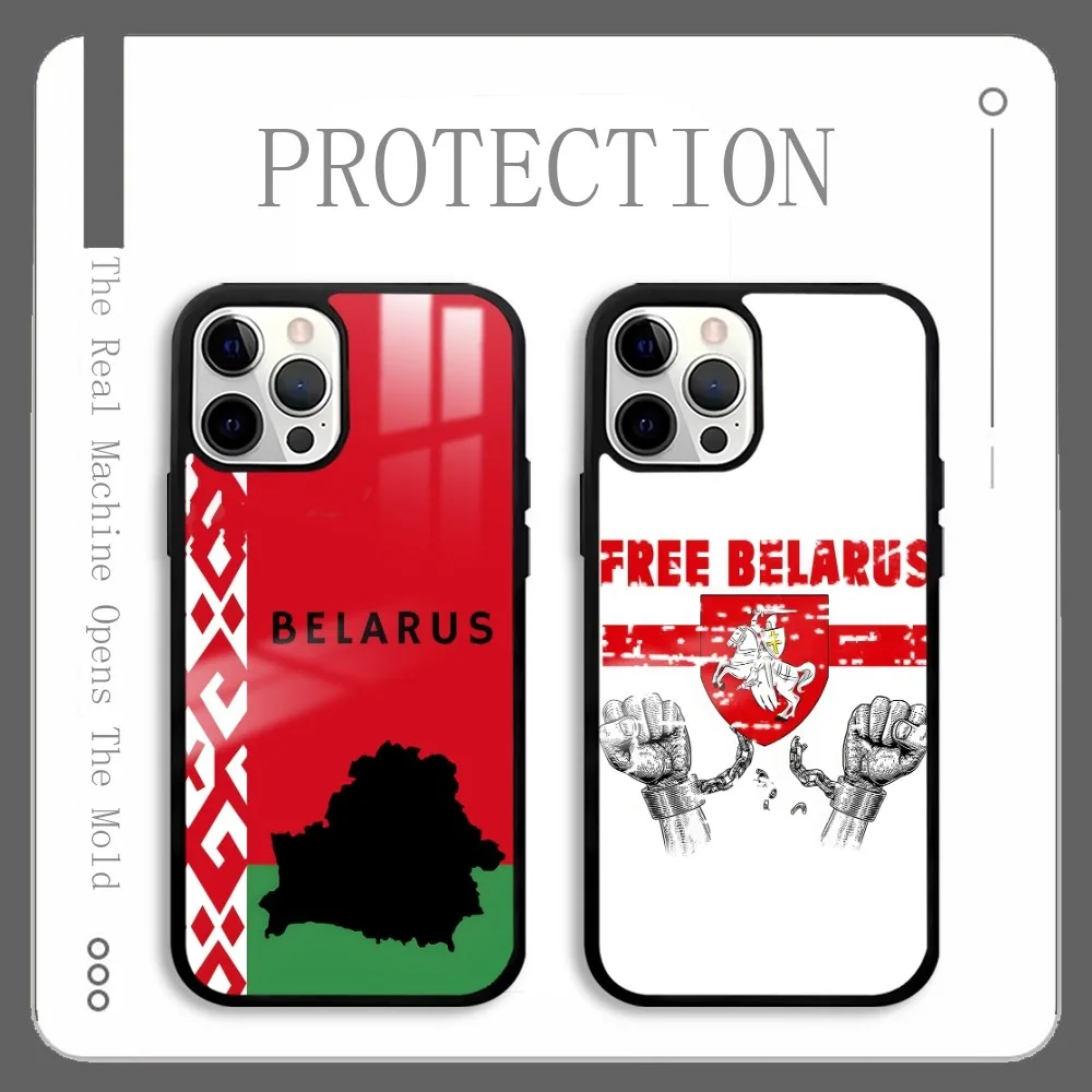 

Republic Of Belarus Flag Phone Case For IPhone 16 15 14 13 12 11 Pro Xs Max Mini Plus Celulares Hard Funda