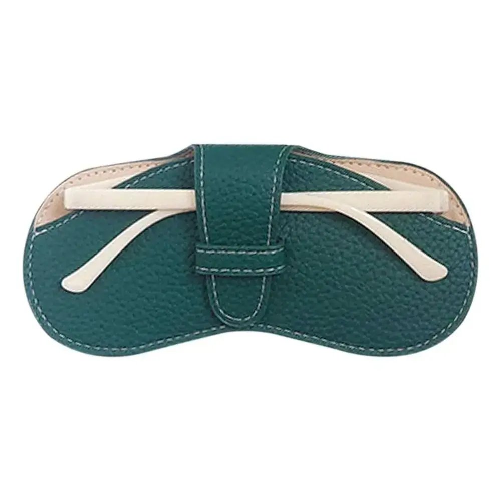 

Spectacle Case Portable Leather Glasses Case Slim Soft Eyeglasses Storage Bag Anti Pressure Convenient Eyewear Sleeve Men