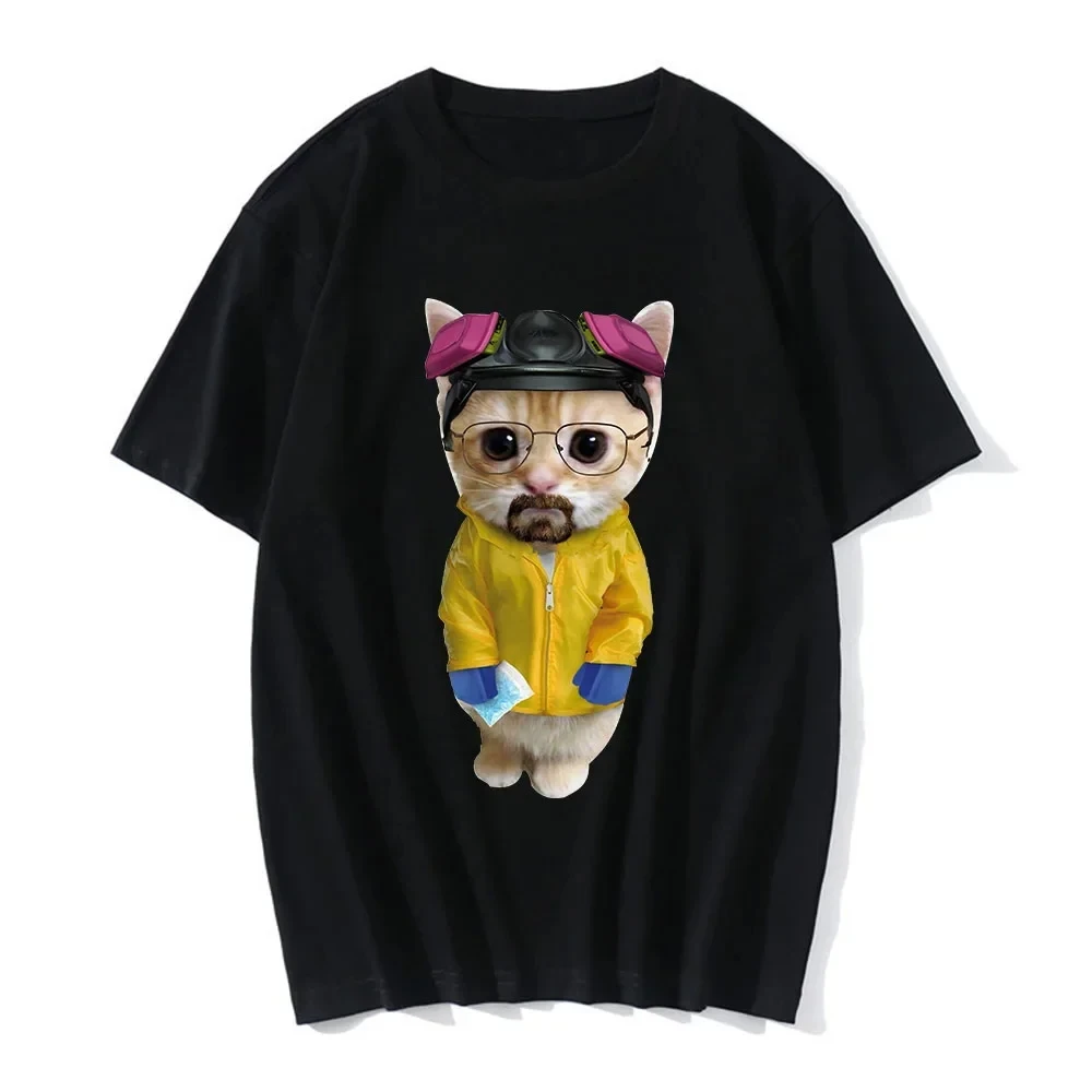 Funny Cat 3D Printed Casual T-shirts For Men And Women Summer Fashion Men T-shirts Girls Boys Fashion Clothing Funny T-shirt