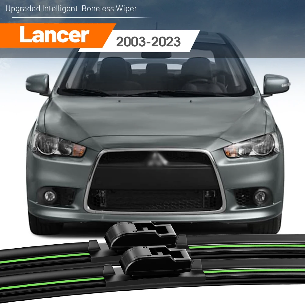 2pcs For Mitsubishi Lancer 7 8 9 2003-2023 Front Windshield Wiper Blades 2004 2006 2008 2010 2011 Windscreen Window Accessories