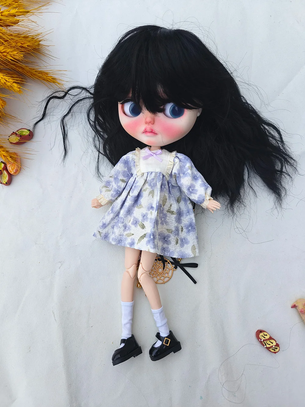 

New Handmade Blythe doll Clothes Barbies Girl Fashion style Dress Cute For Ymy Ob24 Ob22 28-30cm Azone Doll Accessories