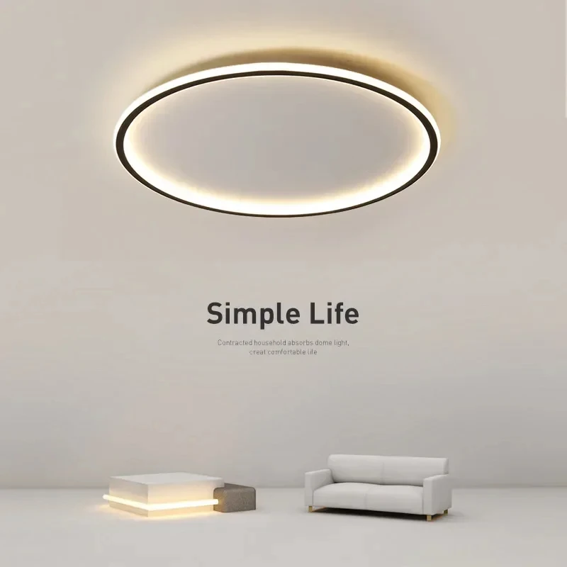 Modern LED Ceiling Light 20/30/40CM Dimmable Remote Control for Nordic Home Living Room Bedroom Aisle Balcony Lamp Decor Lights