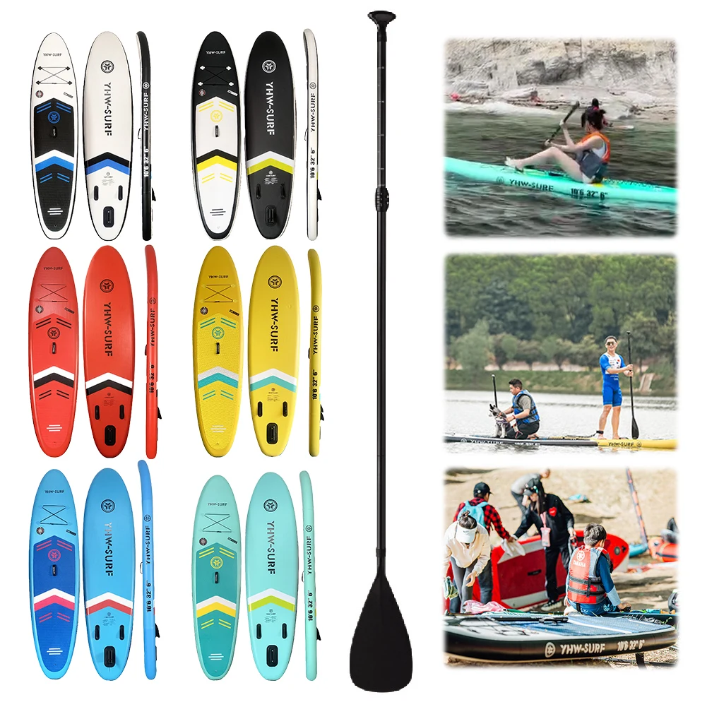 Inflatable Sup Board with Pump Stand Up Paddle Board PVC Standing Surfing Board for Outdoor Water Sports