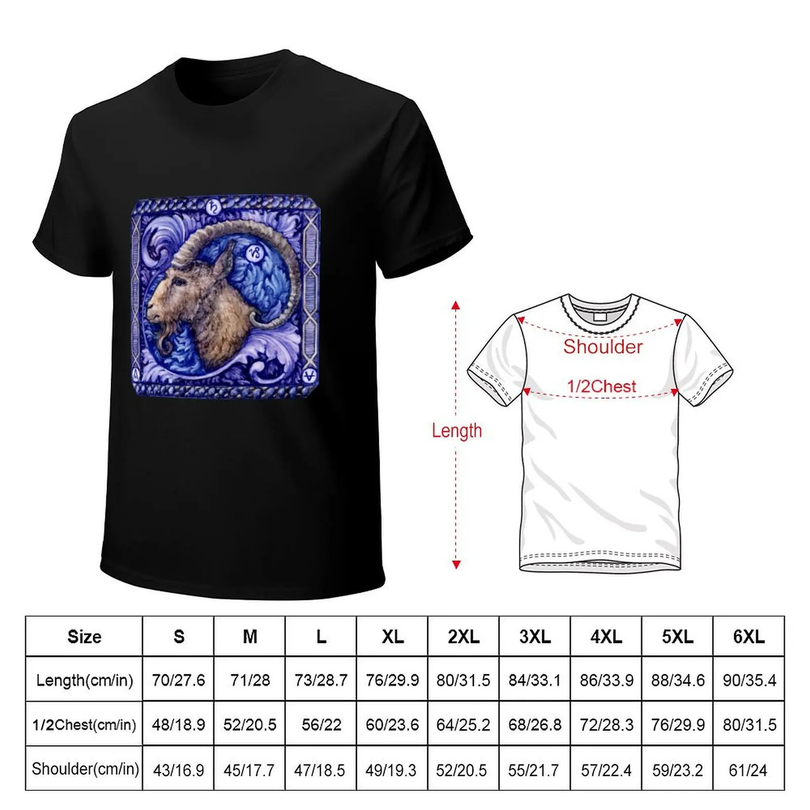 Capricorn T-Shirt Soft Cotton Print T-Shirt