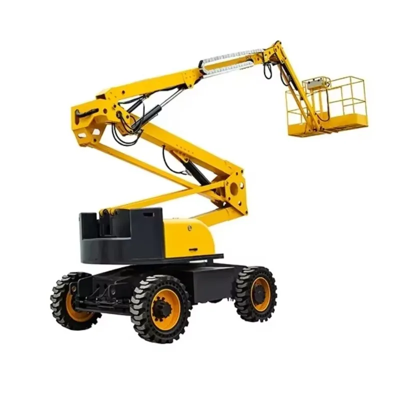 Customized New Electric Portable For Boom Lift Picker Mobile Truck For Boom Lift Trailer Mount Towable Aerial Work Platform For