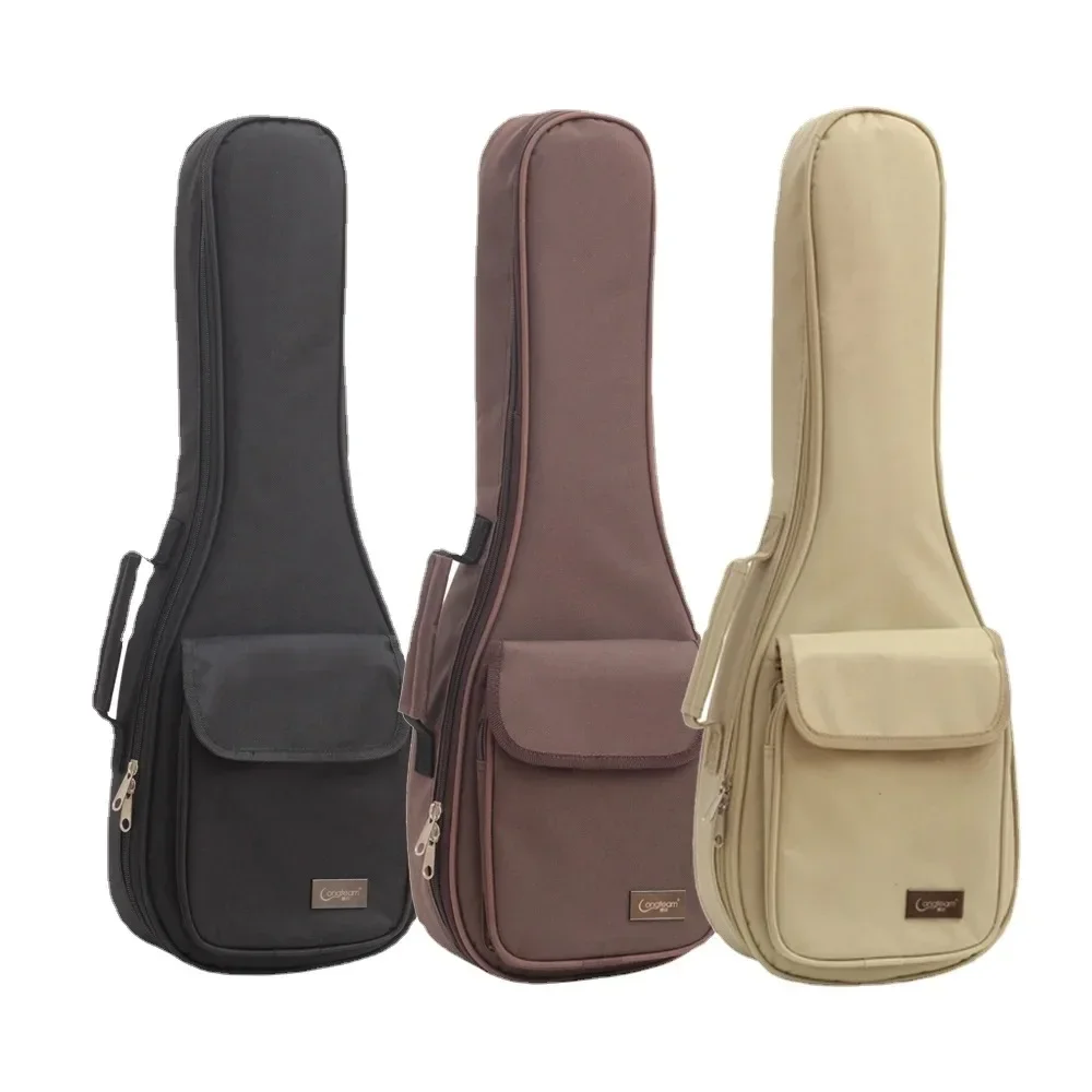 Engrossar soprano concerto tenor ukulele saco caso mochila bolsa 15mm 21 23 24 26 Polegada opcional ukulele acessórios peças show