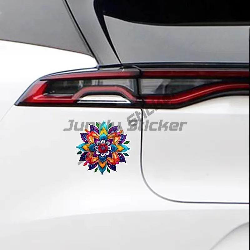 Personality Car Sticker Design Mandala Vinyl Sticker Car Motorcycle Bumper Body Rear Window Decorative Sticker view 4