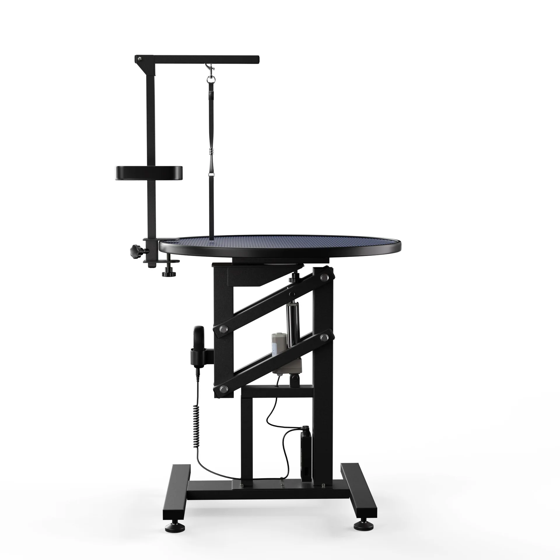 Pneumatic Rotating Hydraulic Lifting Pet Grooming Table, Electric Beauty Station, Portable Cat and Dog Table, Hair Trimming