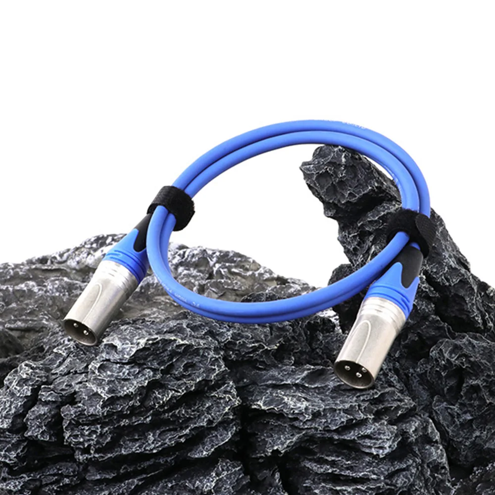 0.2M-30M XLR 3Pin Male to Male M/M OFC Karaoke MIC Audio Extension Sound Cannon Cable for Mixer Audio Power Amplifiers Camera