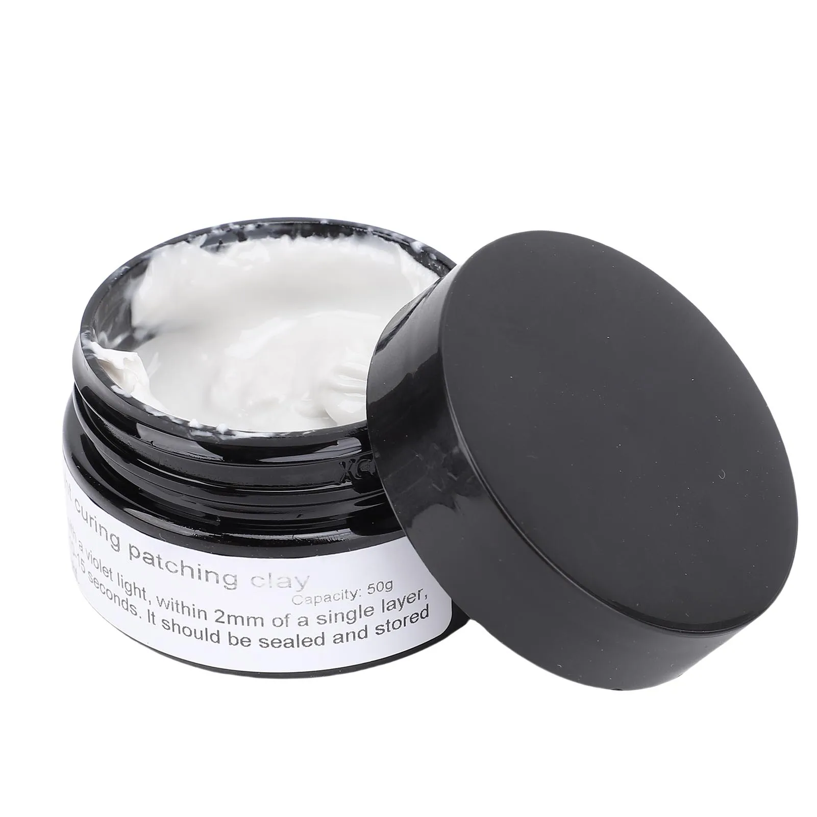 Massa de cura ultra violeta 50g multiuso rápido curling luz cura massa para artesanato arte do prego impressão 3d modelo reparos