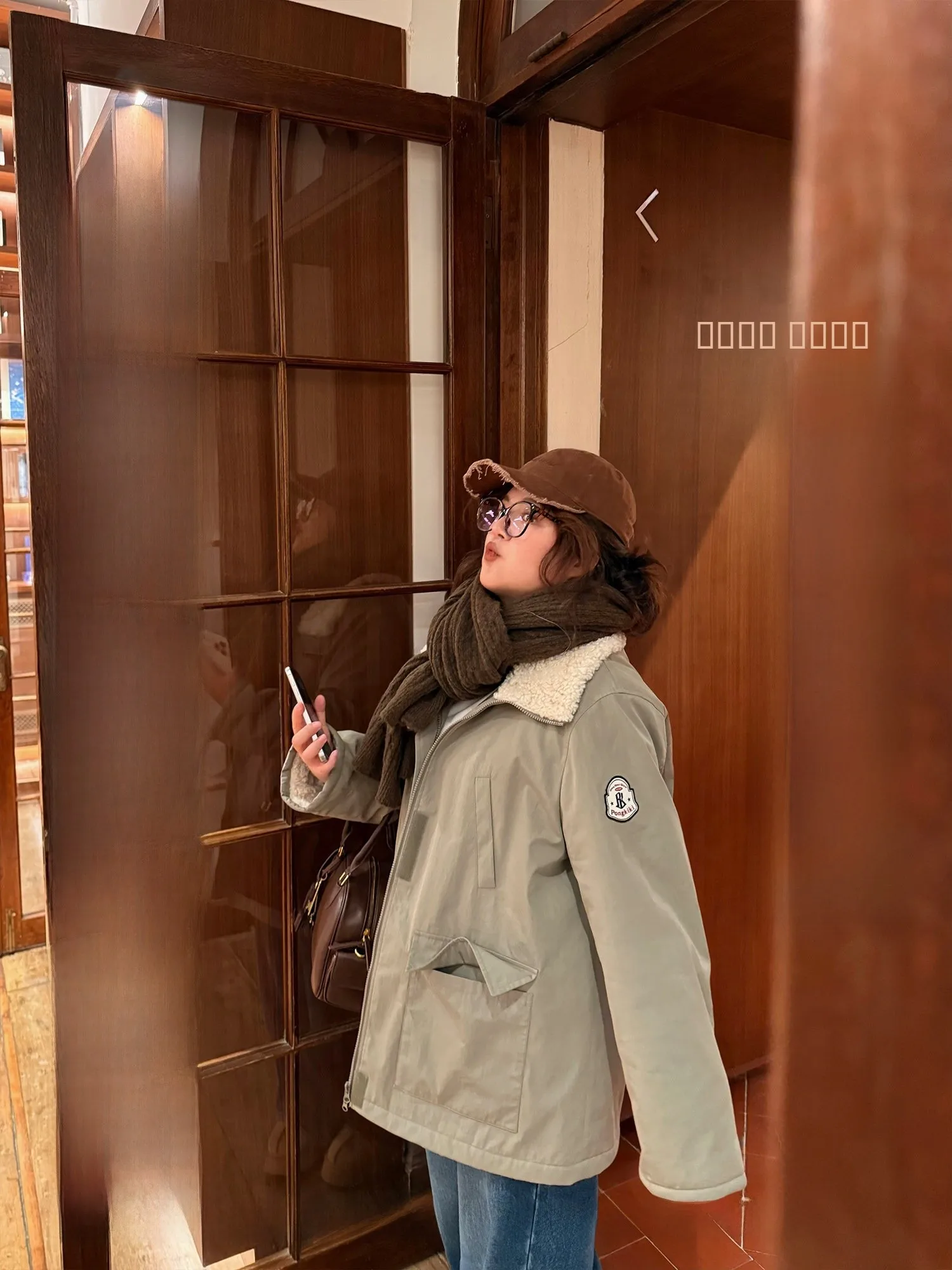 

Eco-Friendly Faux Fur Parka Jaet Women's Large Size Versatile High-End Feel Cotton Clothes Long Sve Loose Fit Autumn