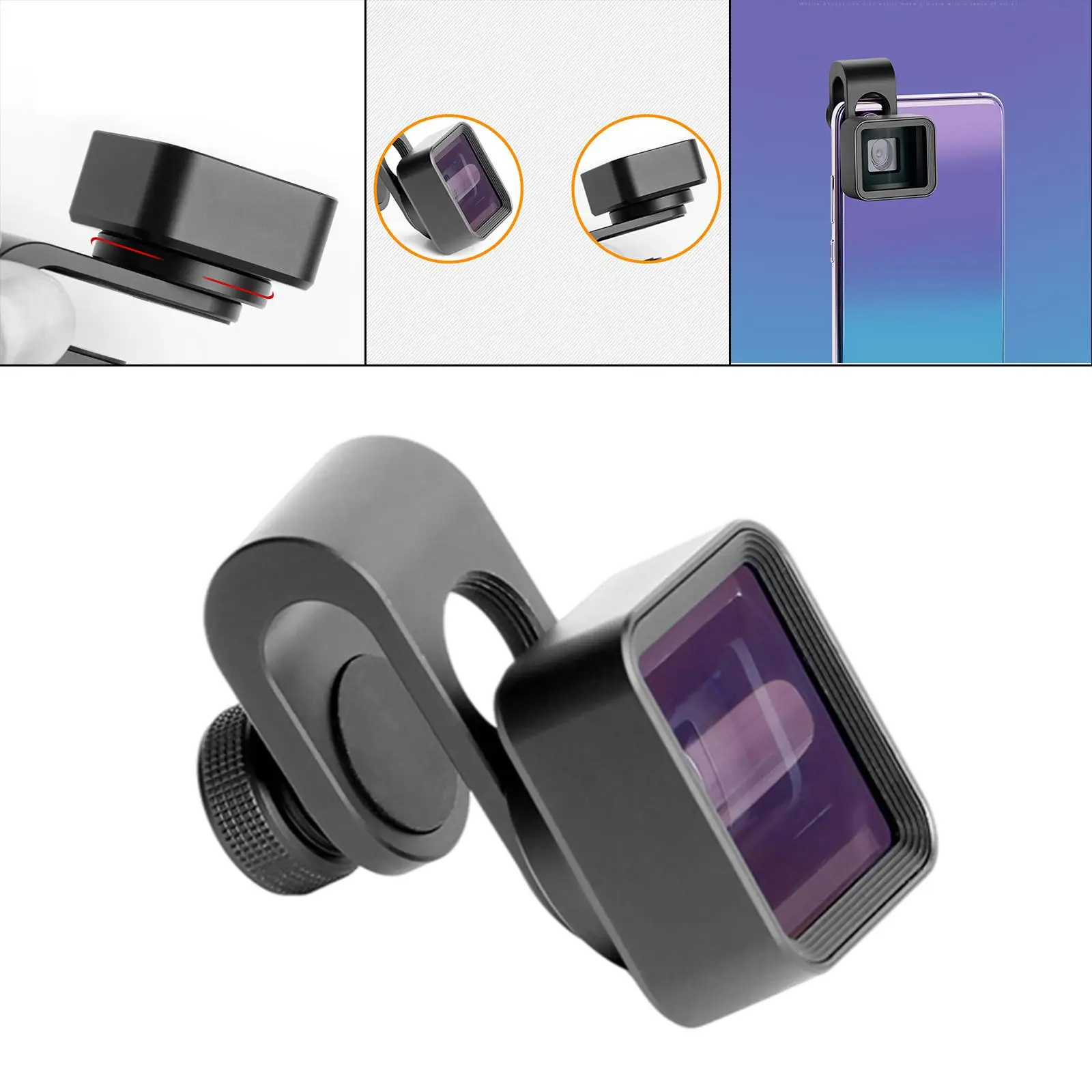 Phone Camera Lens /Wide-Angle/ Anamorphic/ Portable/ Universal Clip 1.33x