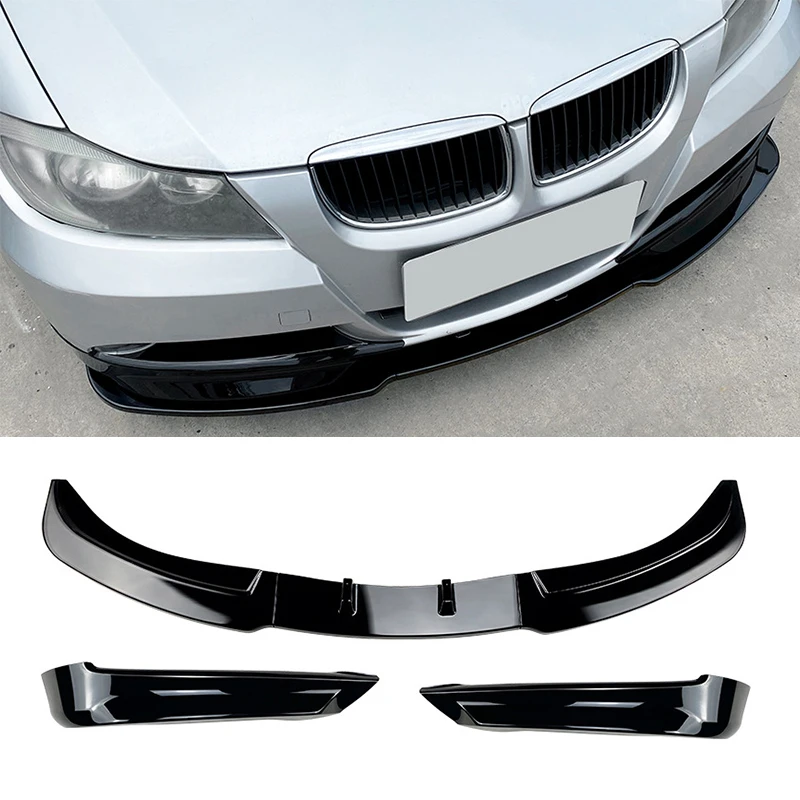 

For BMW 3 Series E90 E91 320i 330i 2005-2008 Front Bumper Spoiler Lip Lower Body Kit Diffuser Splitter Tuning Guard