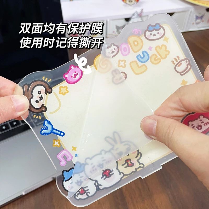 chiikawa PVC message board uitwisbaar notitieblok desktop ornament memo decoratief bord anime figuur