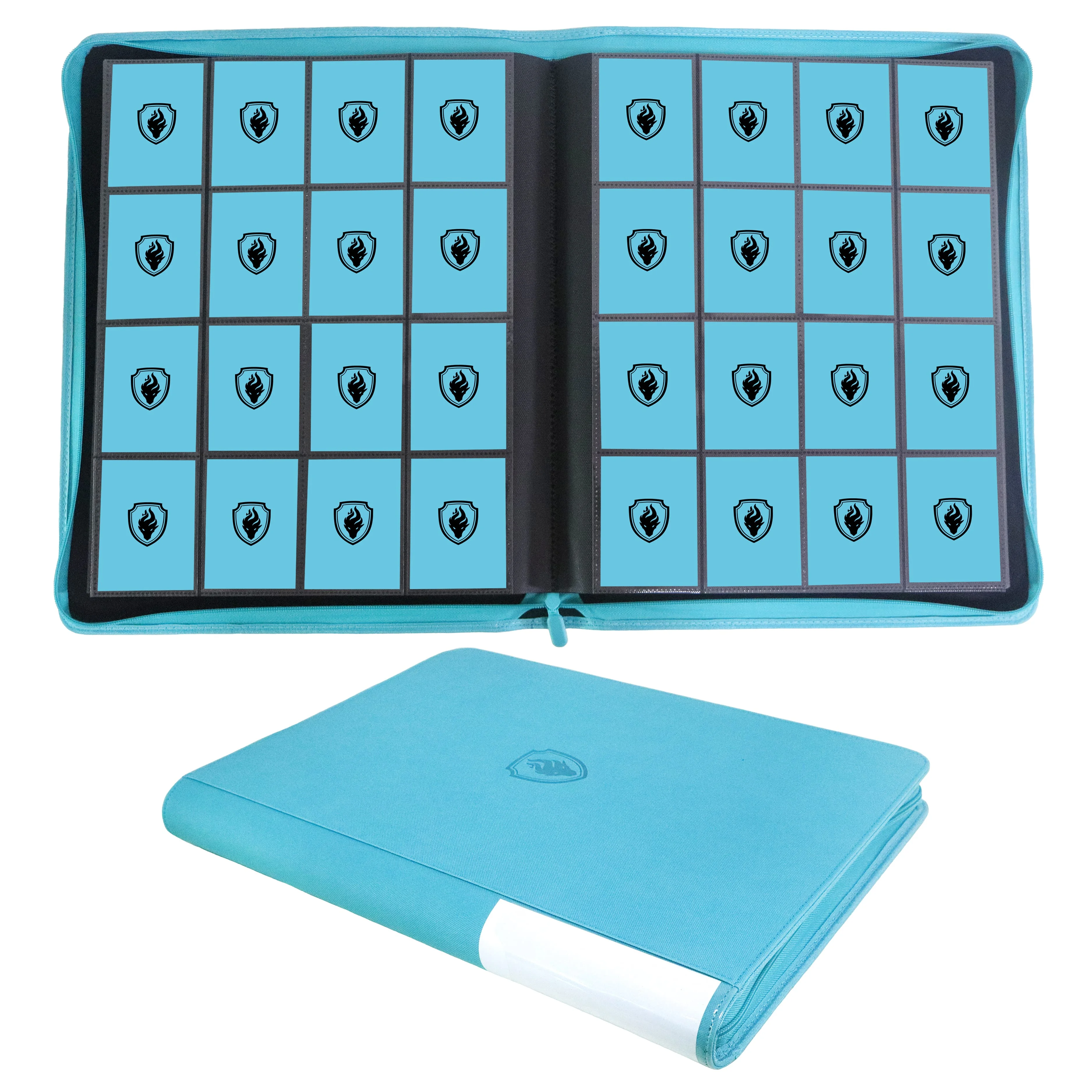 16 Pocket Trading Card Binder, Holds 1600 Cards, PU Collection Album for Sports Trading Cards & Sports Cards/Game Cards,Gift image 3