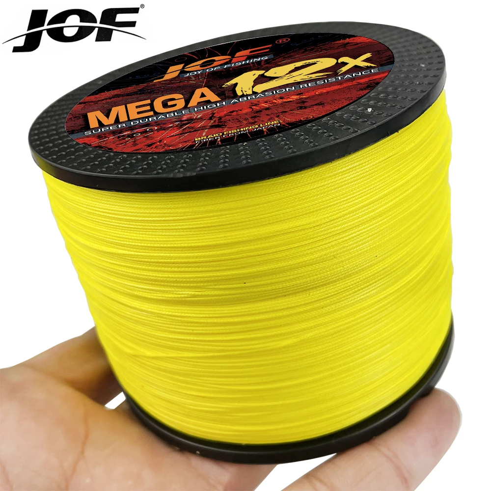 Braided Fishing Line 12 Strands PE Multicolor Fishing Lines Braid 300M/500M/1000M Strong Strength Jigging Fish Line 25LB-120LB