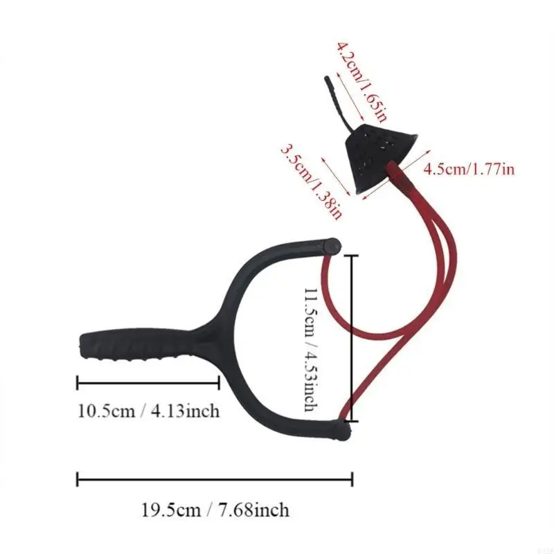 F92E طعوم الصيد المحمولة طعوم قاذفة سحب مغذي الصيد المقاتلات Swingshots
