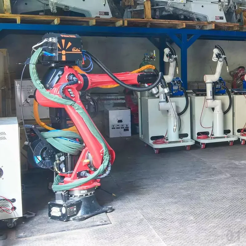 Wholesale Welding Articulated Arm Automated Weld Machine With Positioner 6 Axis MIG MAG Car Standard Production Line