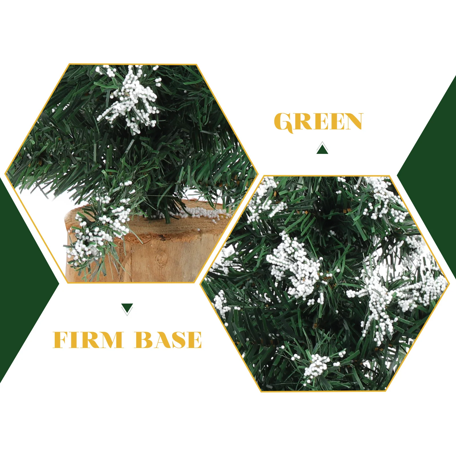 

Artificial Snowy Pine Christmas Tree Small Desktop Xmas Decoration Tabletop Festival Adornment Snowy Christmas Tree